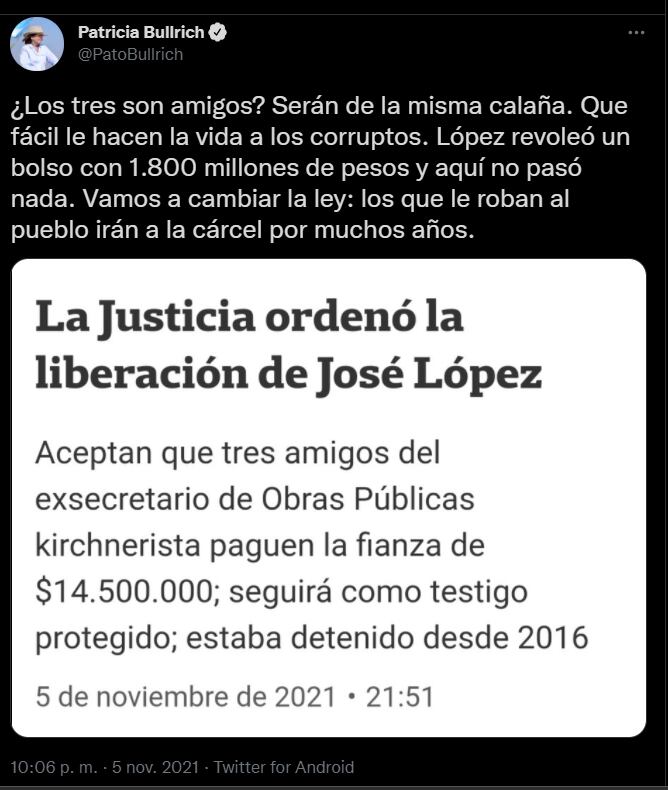 La crítica de la oposición a la liberación del ex secretario acusado por corrupción