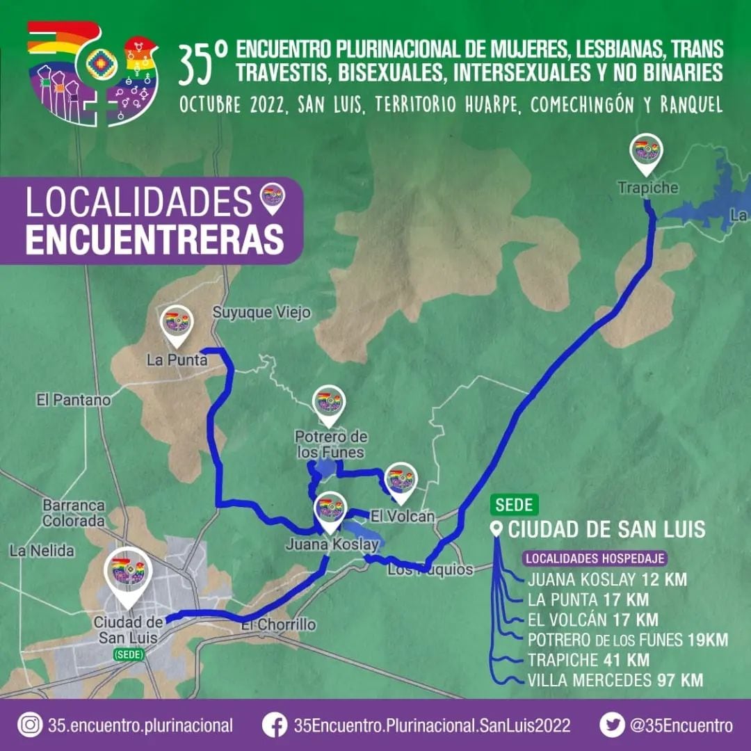 35° Encuentro Plurinacional San Luis 2022, todo lo que tenés que saber