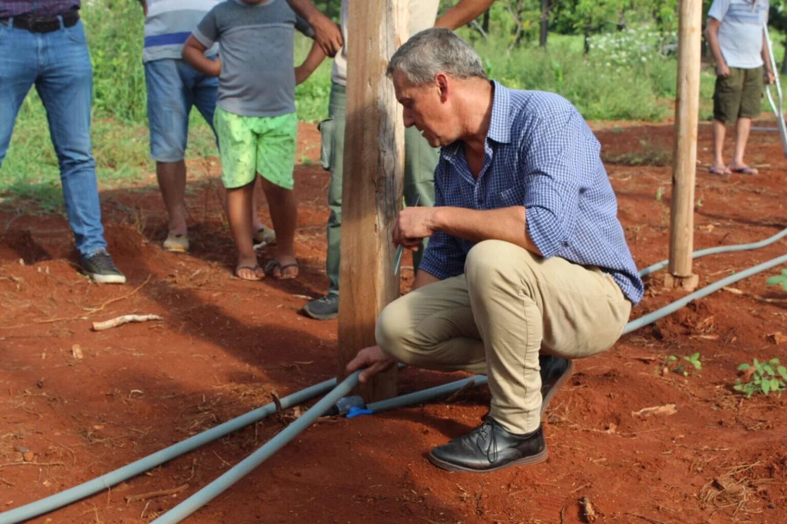 Nuevos sistemas de riego serán instalados en El Soberbio.