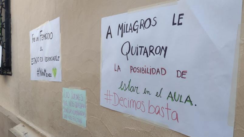 Despedida de Milagros en el Colegio Monserrat.