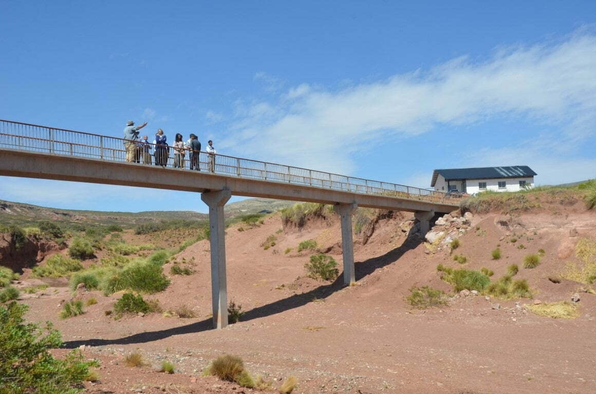 Concluirán las obras iniciadas hace tiempo en el Parque de Huellas de dinosaurio en Malargüe.