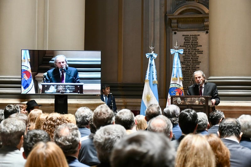 Maqueda se despidió de la Corte a días de su jubilación (Foto: CSJ)