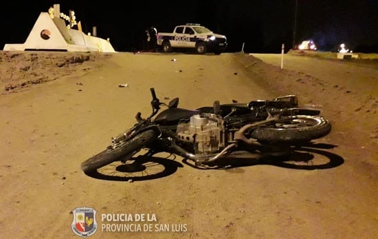 Accidente vial en San Luis