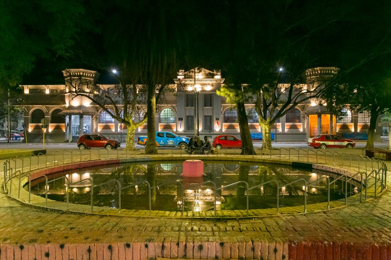 Barrio San Vicente de noche. (Municipalidad de Córdoba)