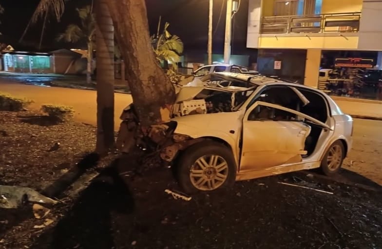 Accidente automovilístico en Wanda dejó un saldo de un herido.