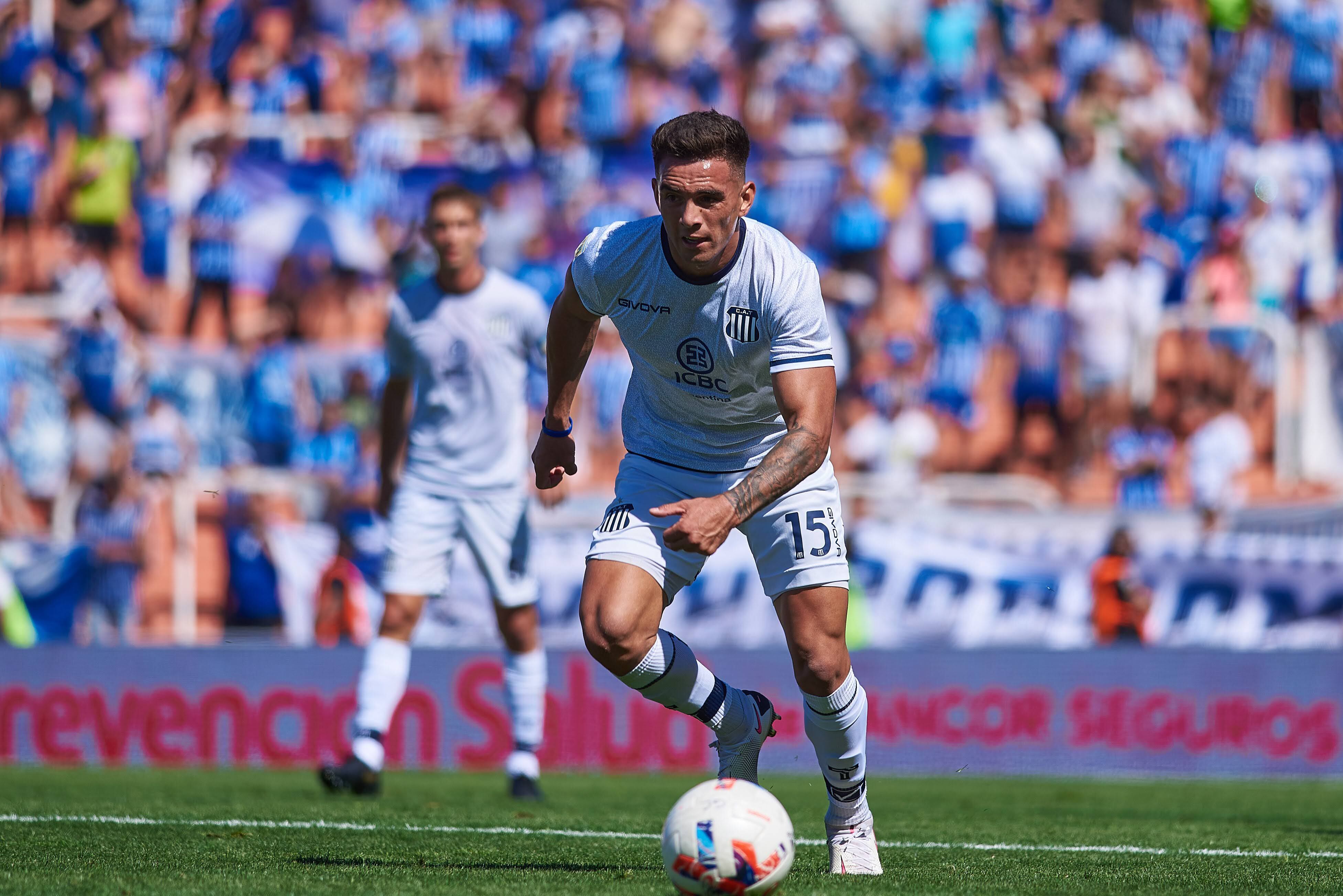 Enzo Díaz, jugador clave para el funcionamiento de Talleres. (Prensa Talleres).