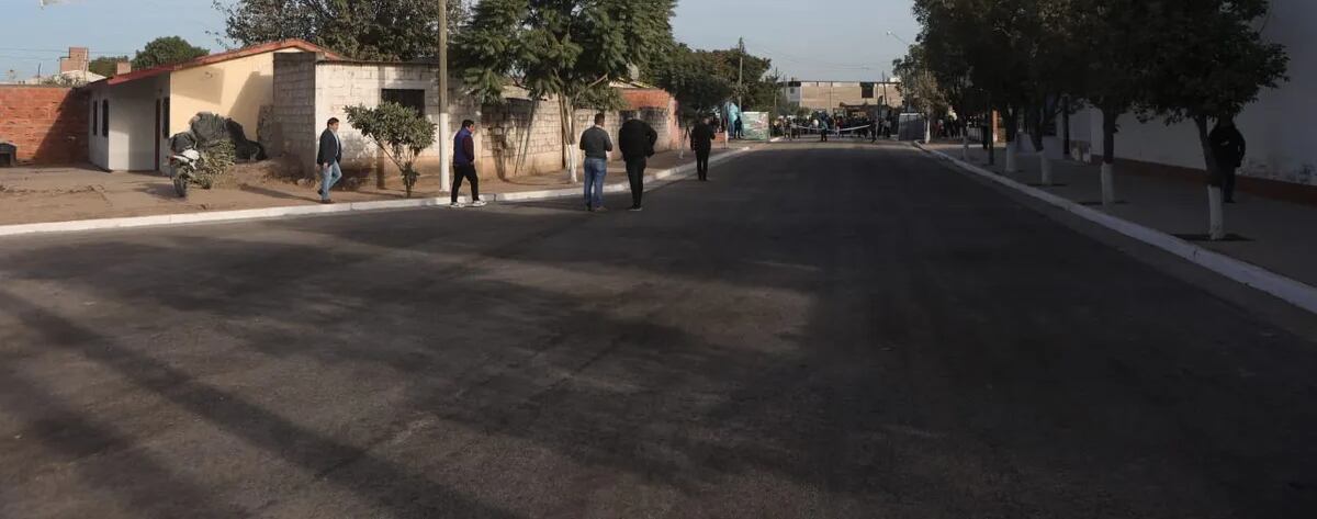 La primera pavimentación con material reciclado realizada en la ciudad jujeña de Perico.