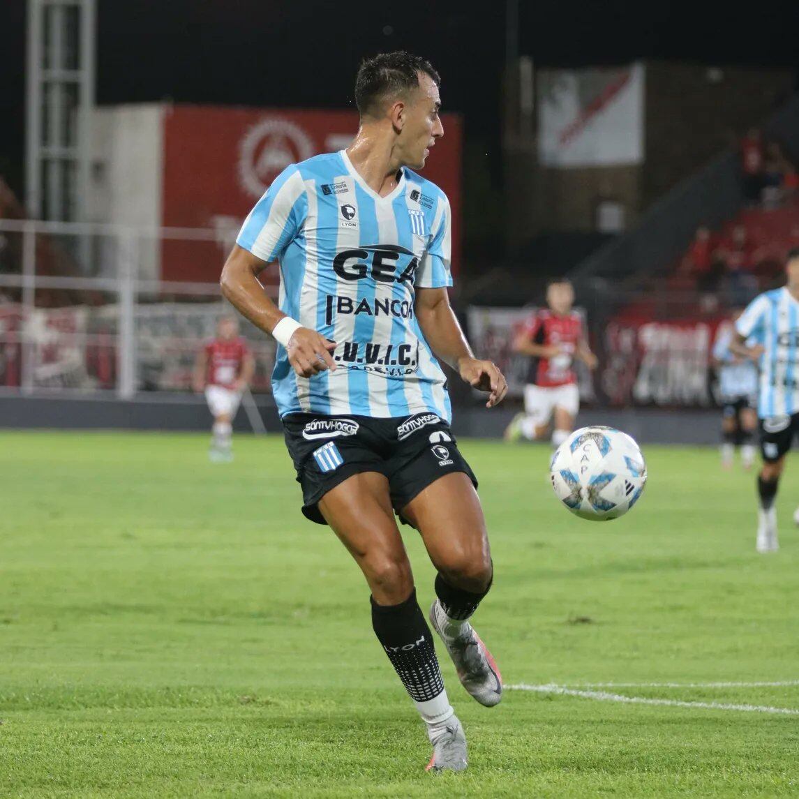 Bruno Nasta abrió el marcador para Racing ante Patronato por la quinta fecha de la Primera Nacional. (@ClubARacing)