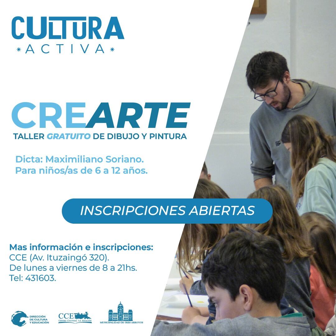 Centro Cultural La Estación: abierta la inscripción al Taller de Pintura y Dibujo