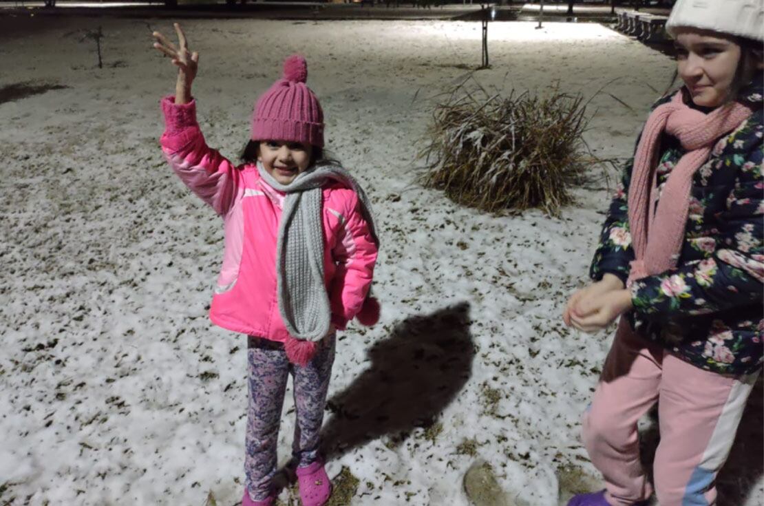 Nieve en Córdoba. (La Voz)