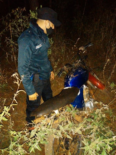 Agresión hacia los efectivos policiales en picada El Doradito. Policía de Misiones