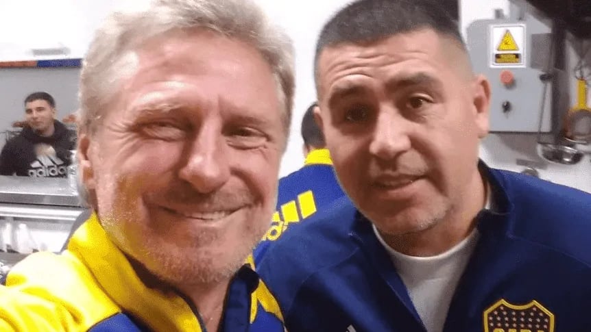 Quique Hariba, uno de los ídolos de Boca, saludó a Juan Román Riquelme por su cumpleaños y compartió el festejo en redes sociales.