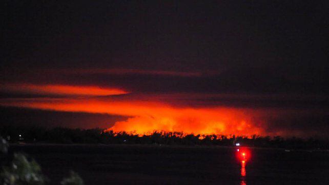 Incendio en Rosario