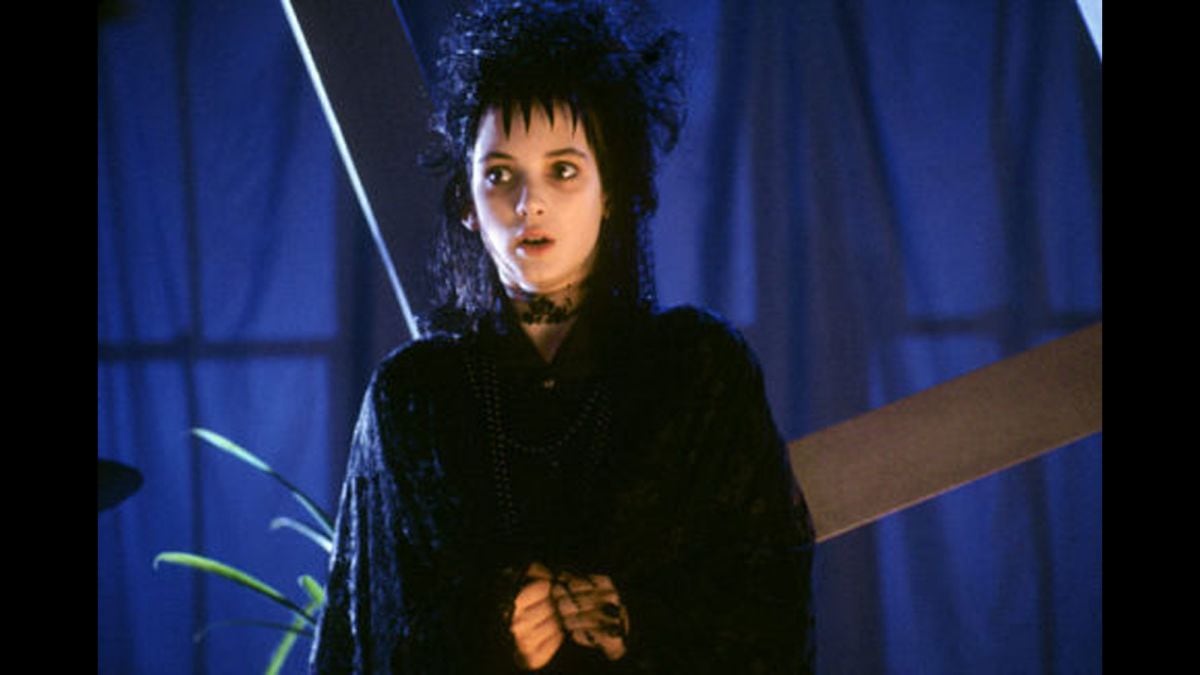 Winona Ryder en Beetlejuice.