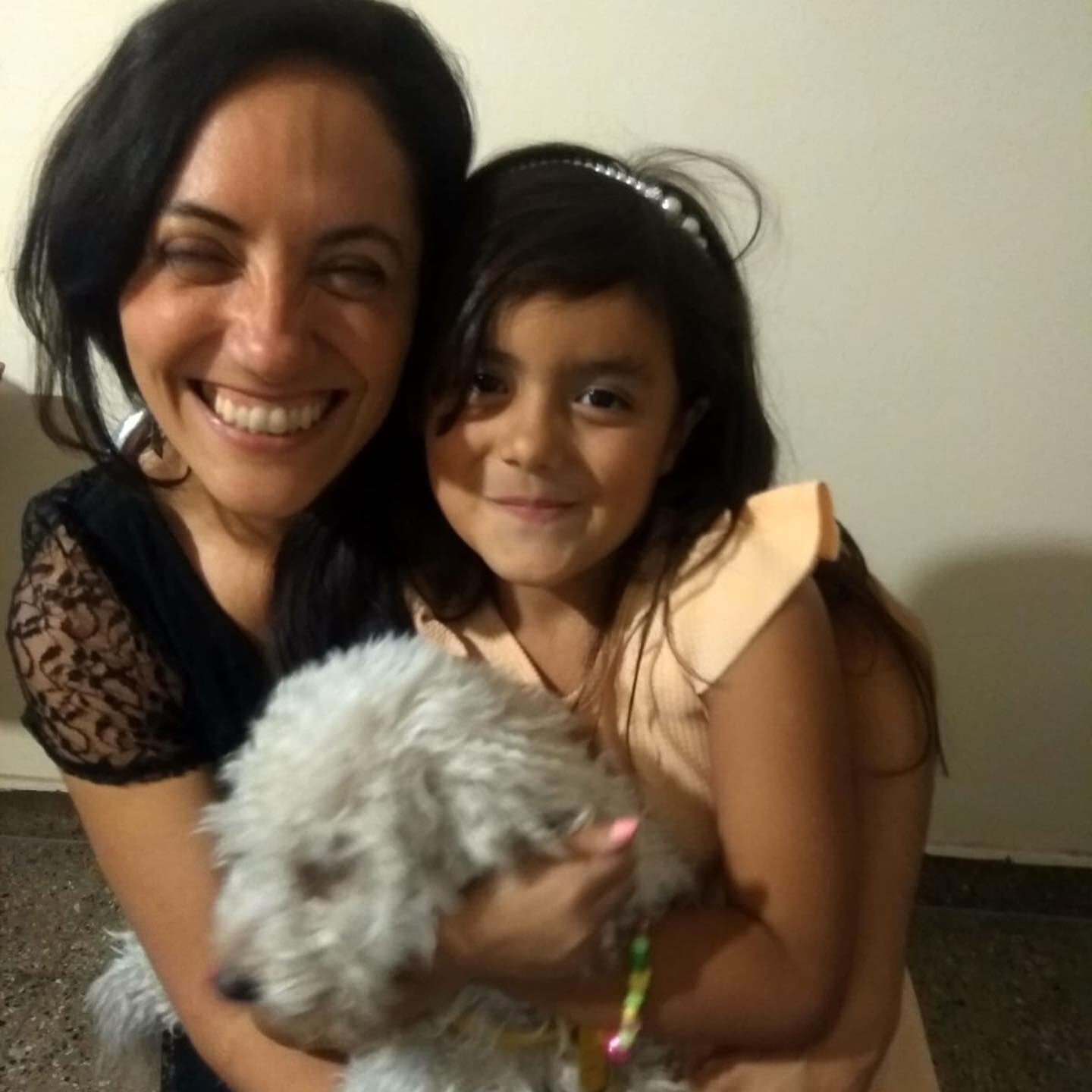 Emilia Coria y su hija, Matilda.