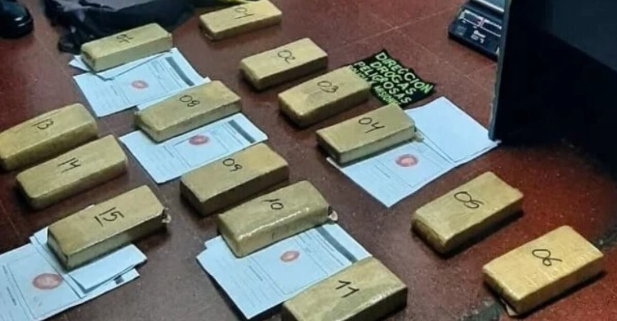 Incautan contrabando de marihuana en la Terminal de Posadas