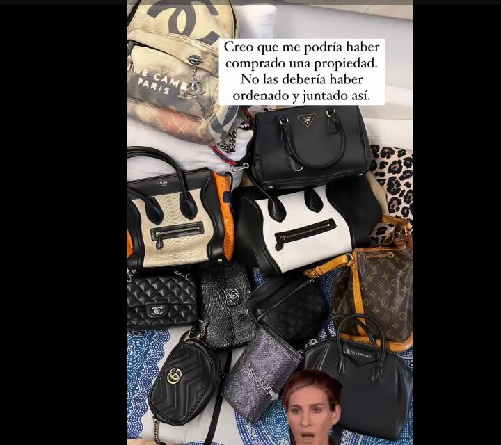 La colección de carteras de Jimena Barón