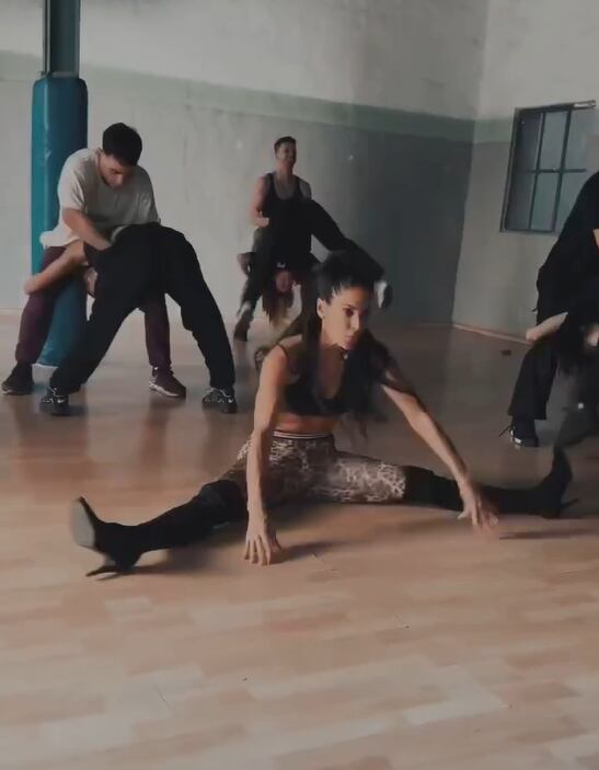 Silvina Escudero apostó por unas calzas animal print y deslumbró con una coreografía ultra sexy