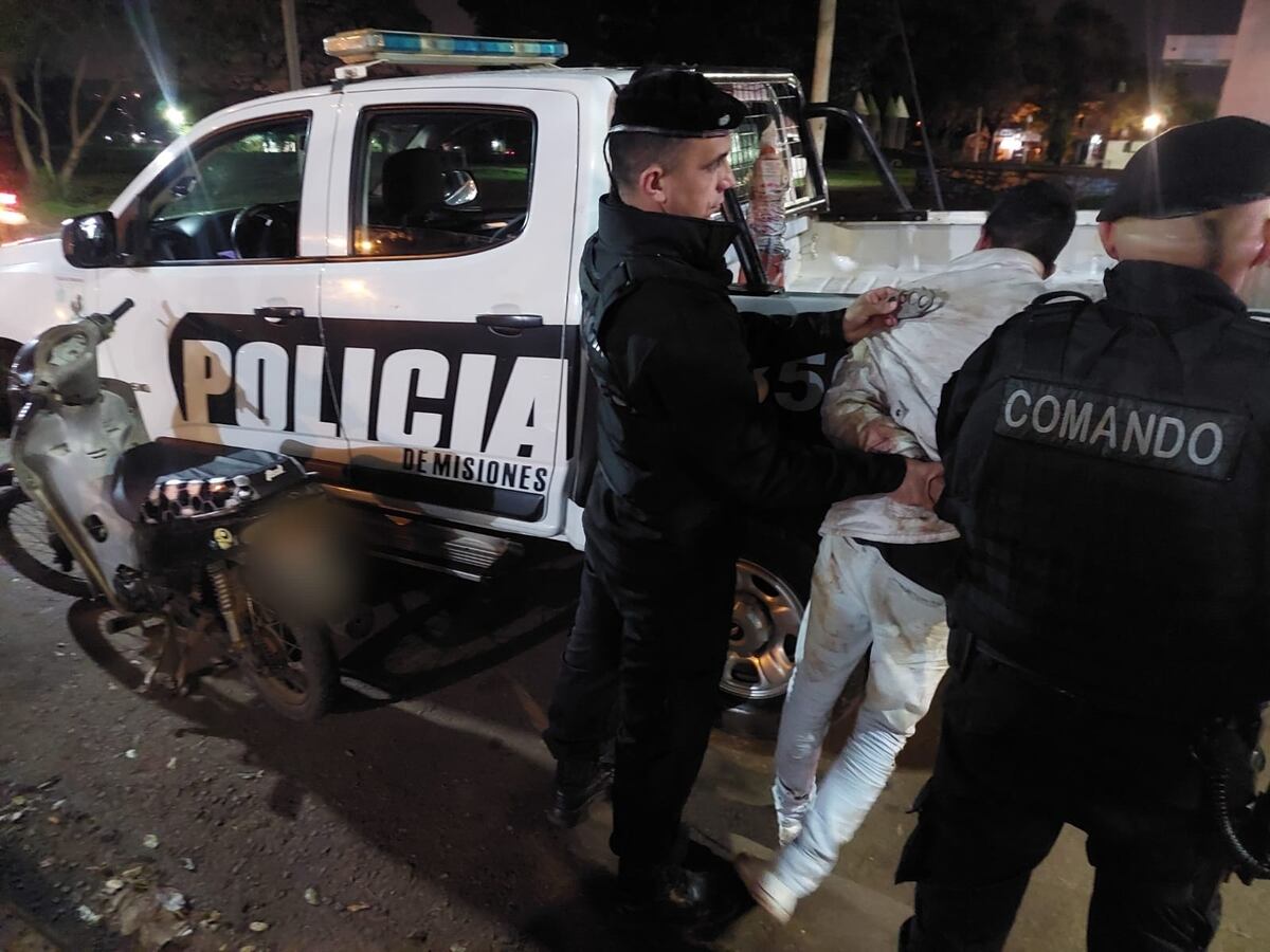 Detienen a un individuo acusado del robo de una motocicleta en Puerto Iguazú