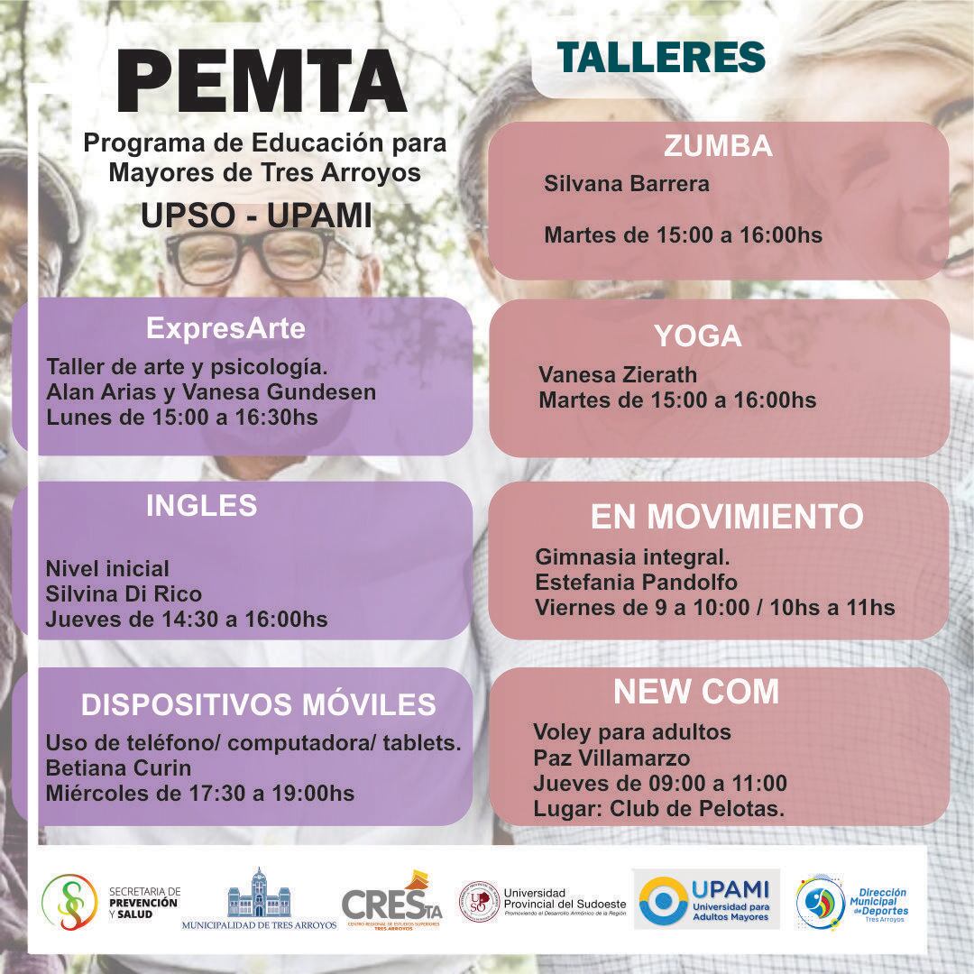 Talleres Pemta 1er cuatrimestre 2022