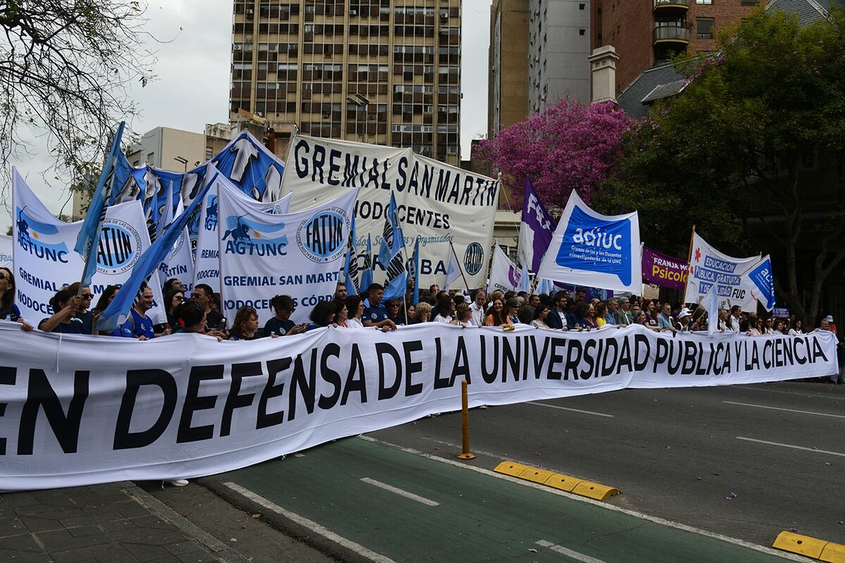 Cómo es la marcha universitaria en Córdoba este miércoles 17 de septiembre