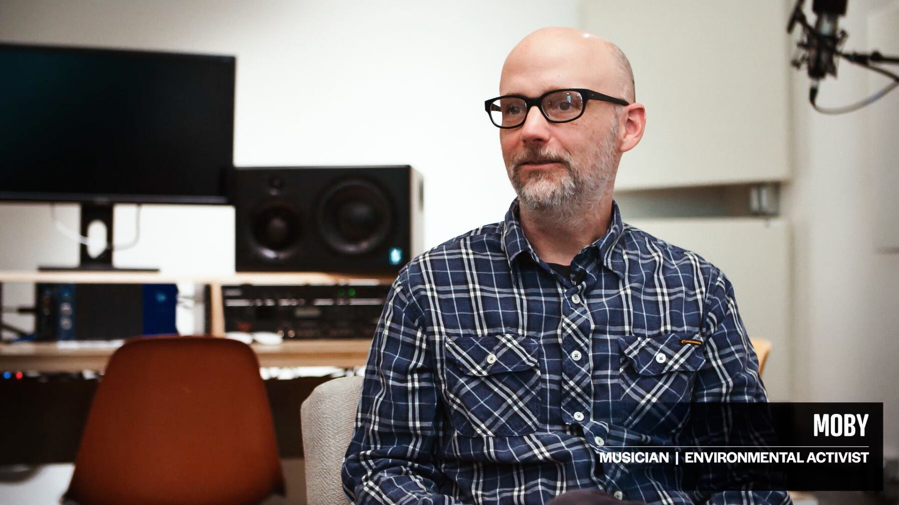 El músico Moby participó del documental.