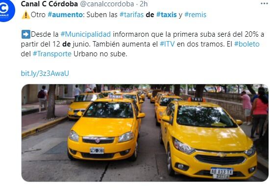 Los choferes de taxis pedían aumento. Será en dos tramos.