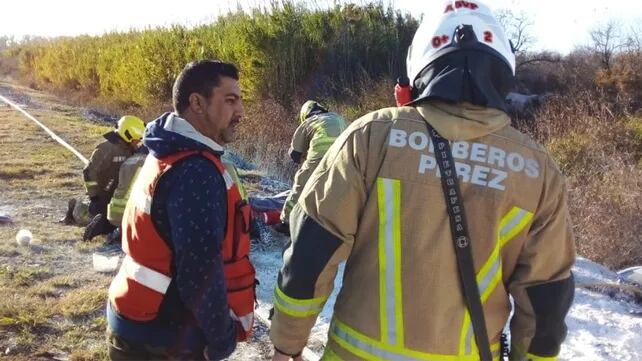 Pérez: otro siniestro vial en la curva de la muerte