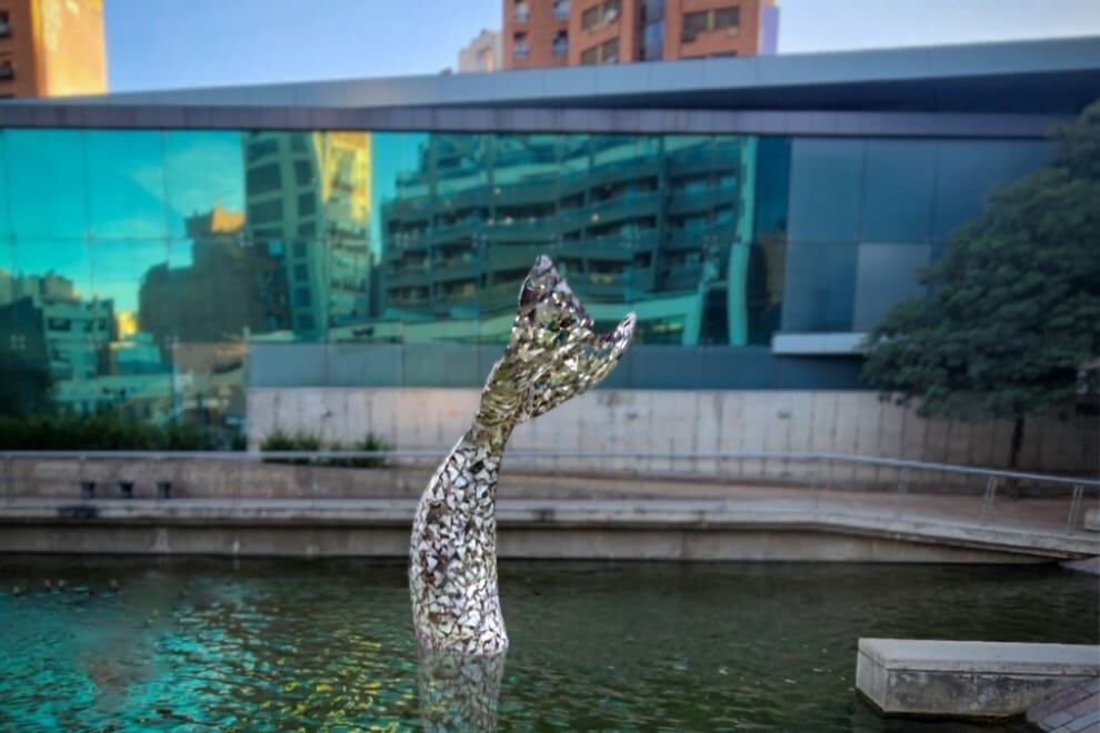 La escultura que se podrá ver en la fuente del paseo del Buen Pastor.