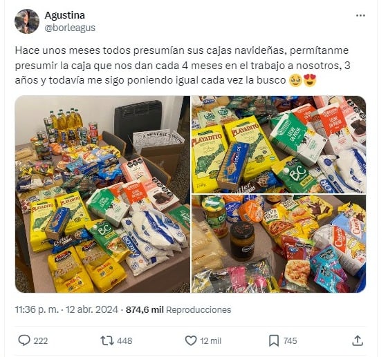 Trabaja en Arcor Córdoba, reveló el regalo cuatrimestral que hace la firma y se hizo viral.