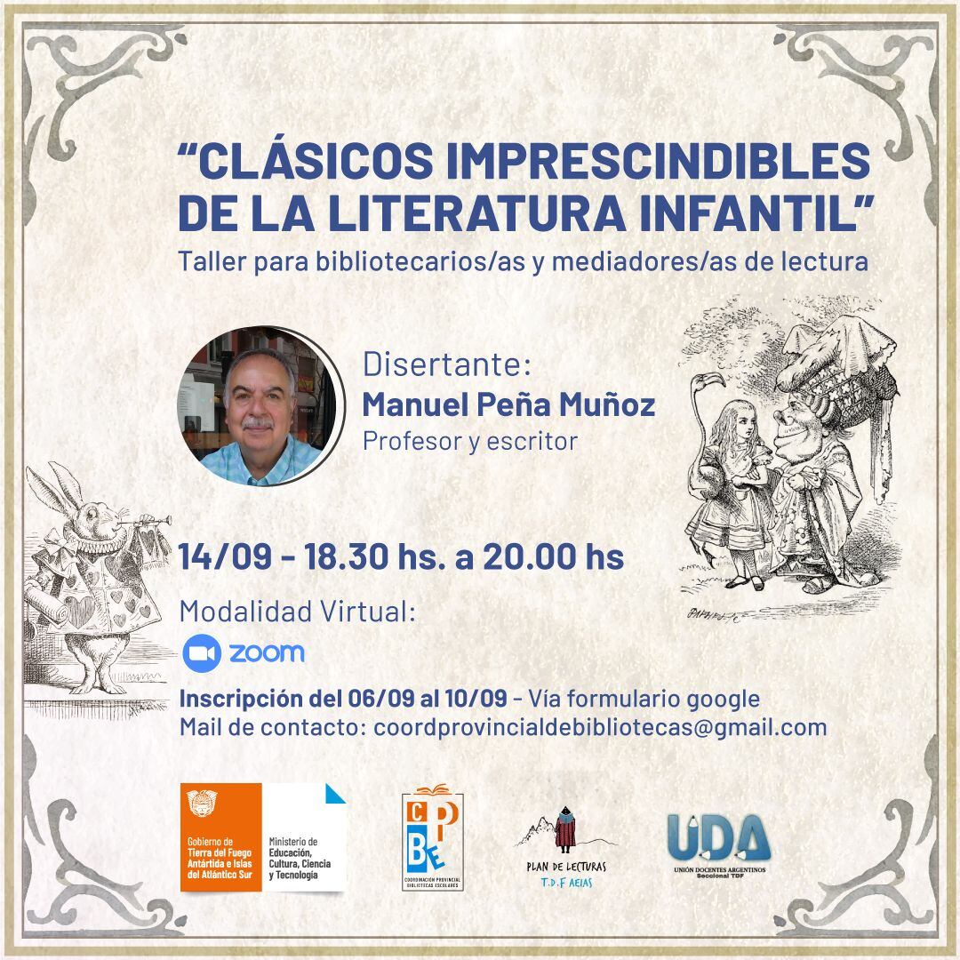 Taller Literario Virtual a cargo del escritor Manuel Peña Muñoz