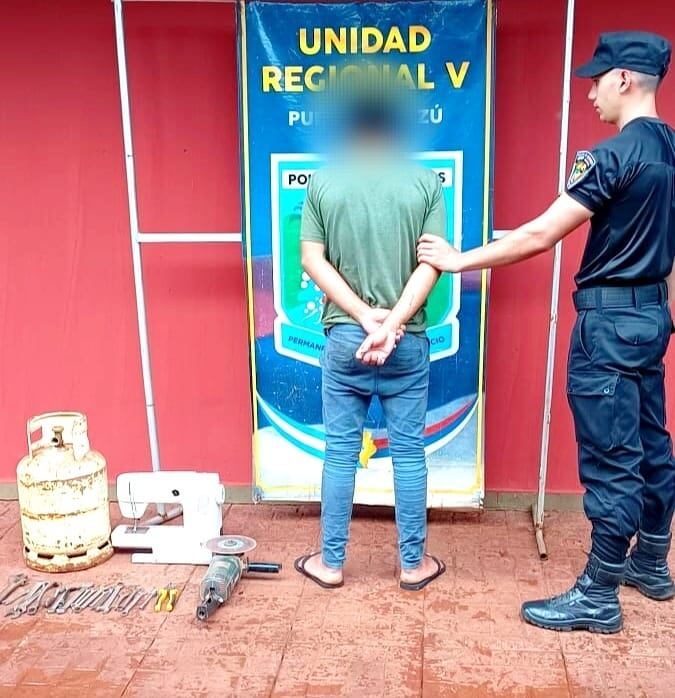 Un joven fue detenido acusado de robo en Comandante Andresito.