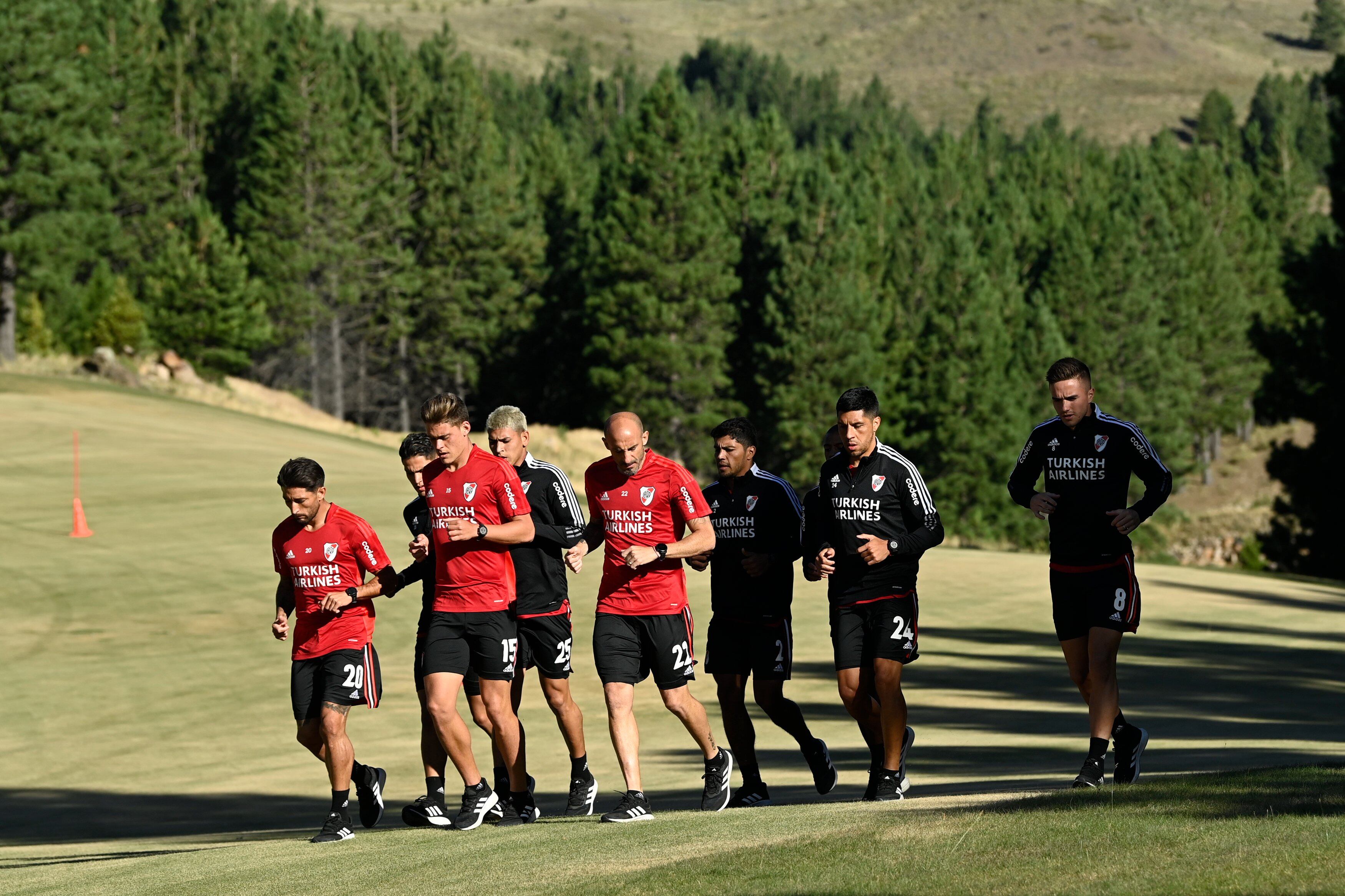 River Plate de pretemporada en San Martín de Los Andes (2022).