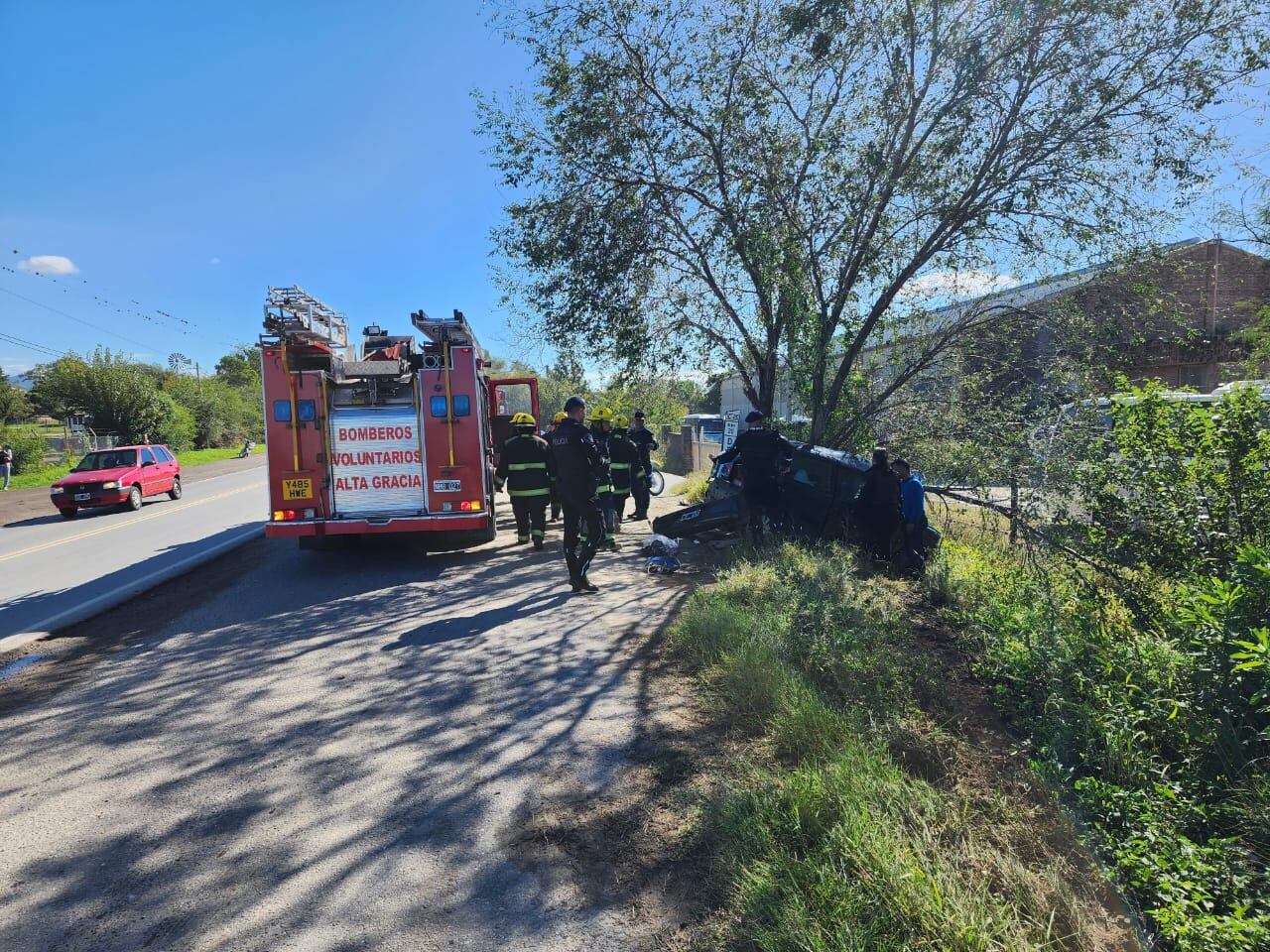 Terrible choque. (Policía)