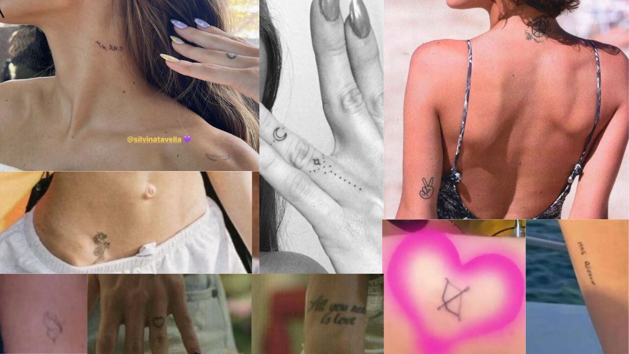 Los tatuajes de Tini.