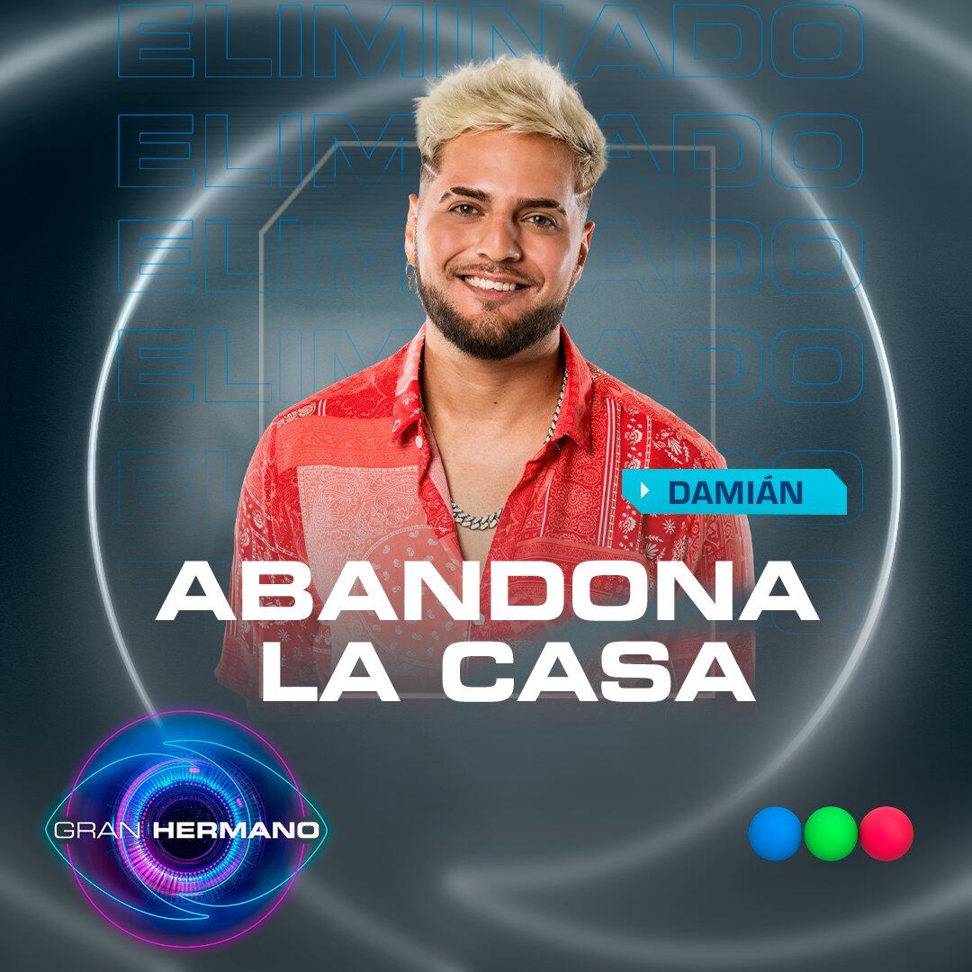 Damián es el nuevo eliminado de Gran Hermano 2024