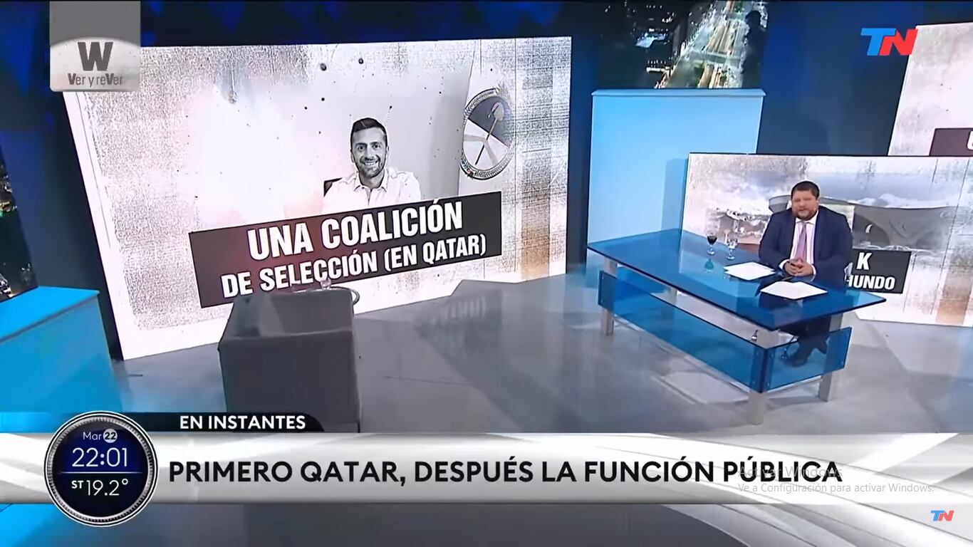 Uno de los periodistas nacionales que criticó al intendente de Perico, Luciano Demarco, por viajar a Qatar, fue Nicolás Wiñazki en su comentario editorial del martes último.