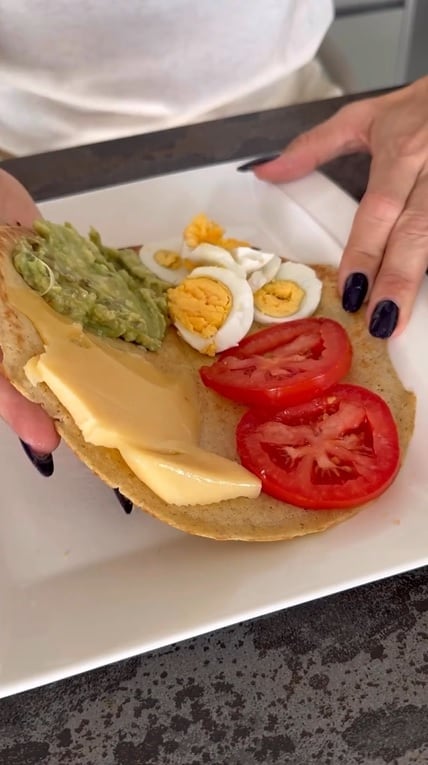 El crep de avena de Ingrid Grudke para el desayuno