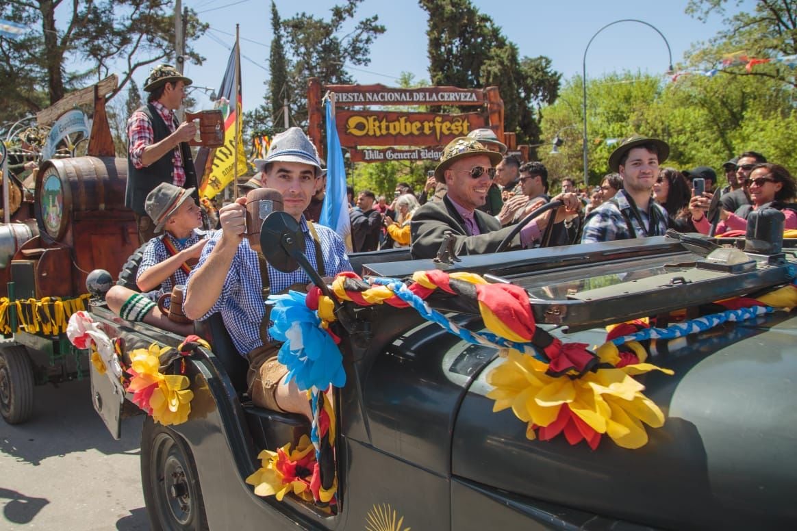 Unas 100 mil personas vivieron la Fiesta de la Cerveza de Villa General Belgrano. (Prensa: Oktoberfest)