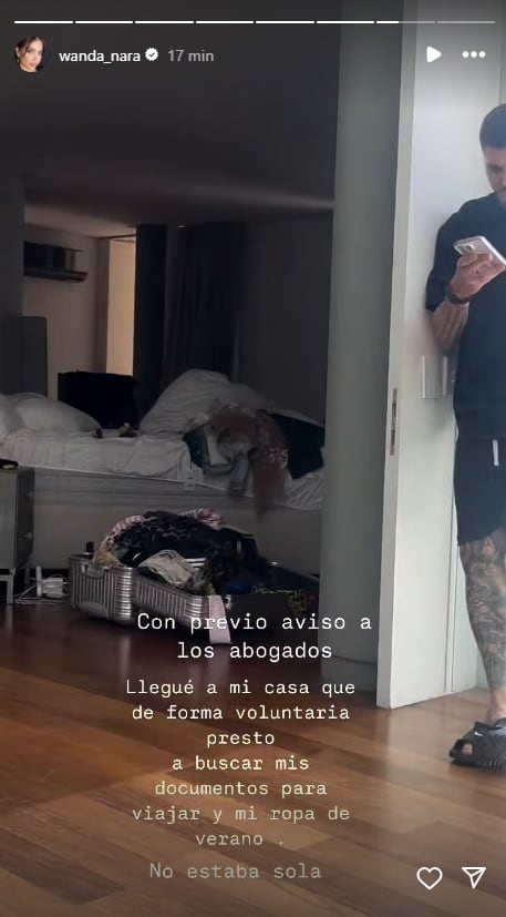 Wanda Nara redobló la apuesta y mostró por qué fue a la casa en la que se queda Mauro Icardi.