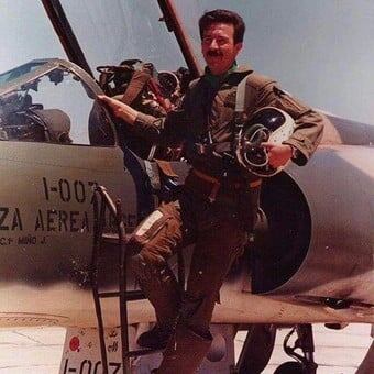 El capitán de la Fuerza Aérea Argentina Gustavo Argentino García Cuerva.