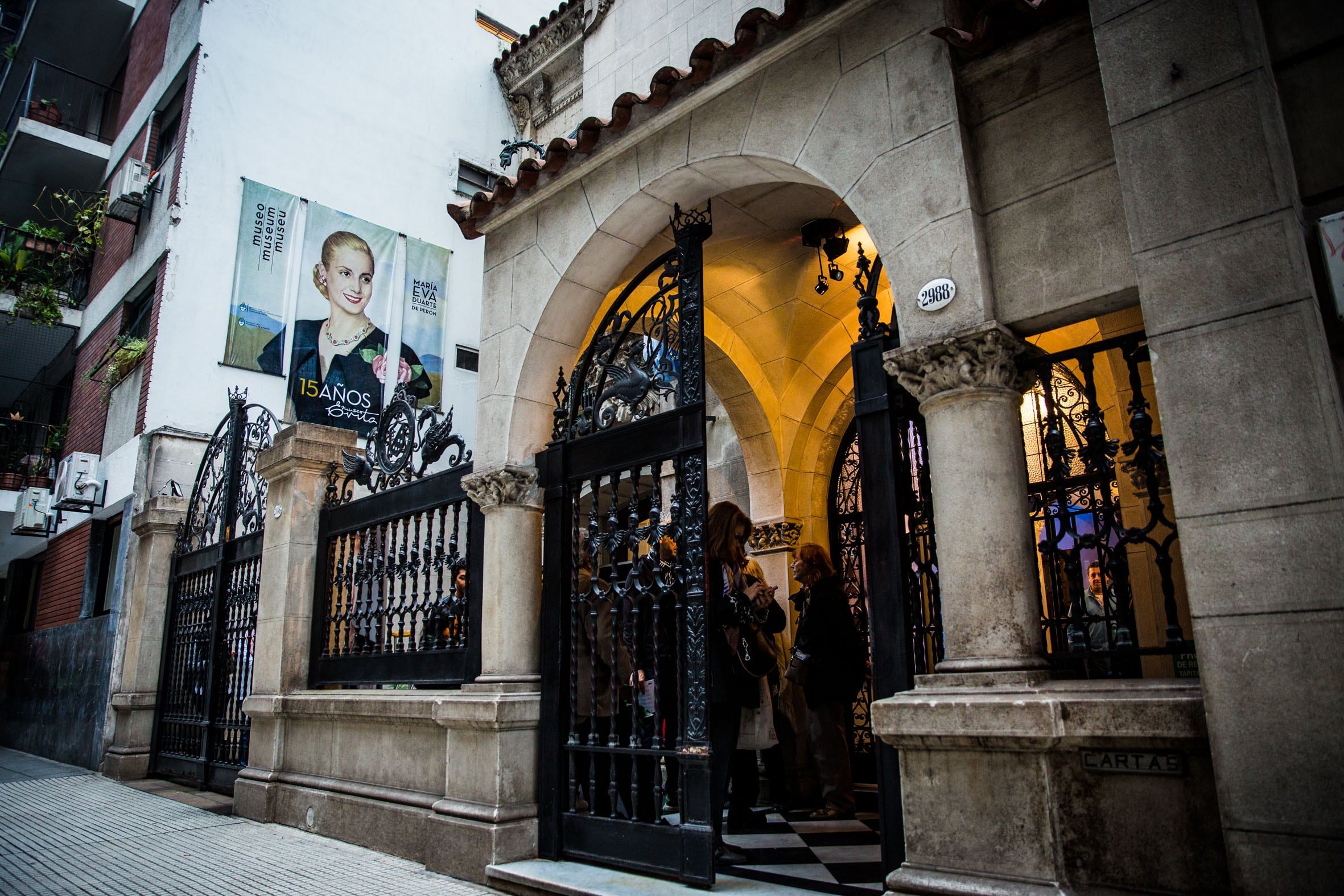 El Museo Evita posee un restaurante en una preciosa galería en Palermo.