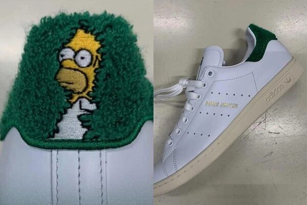 Adidas creó zapatillas basadas en los simpsón