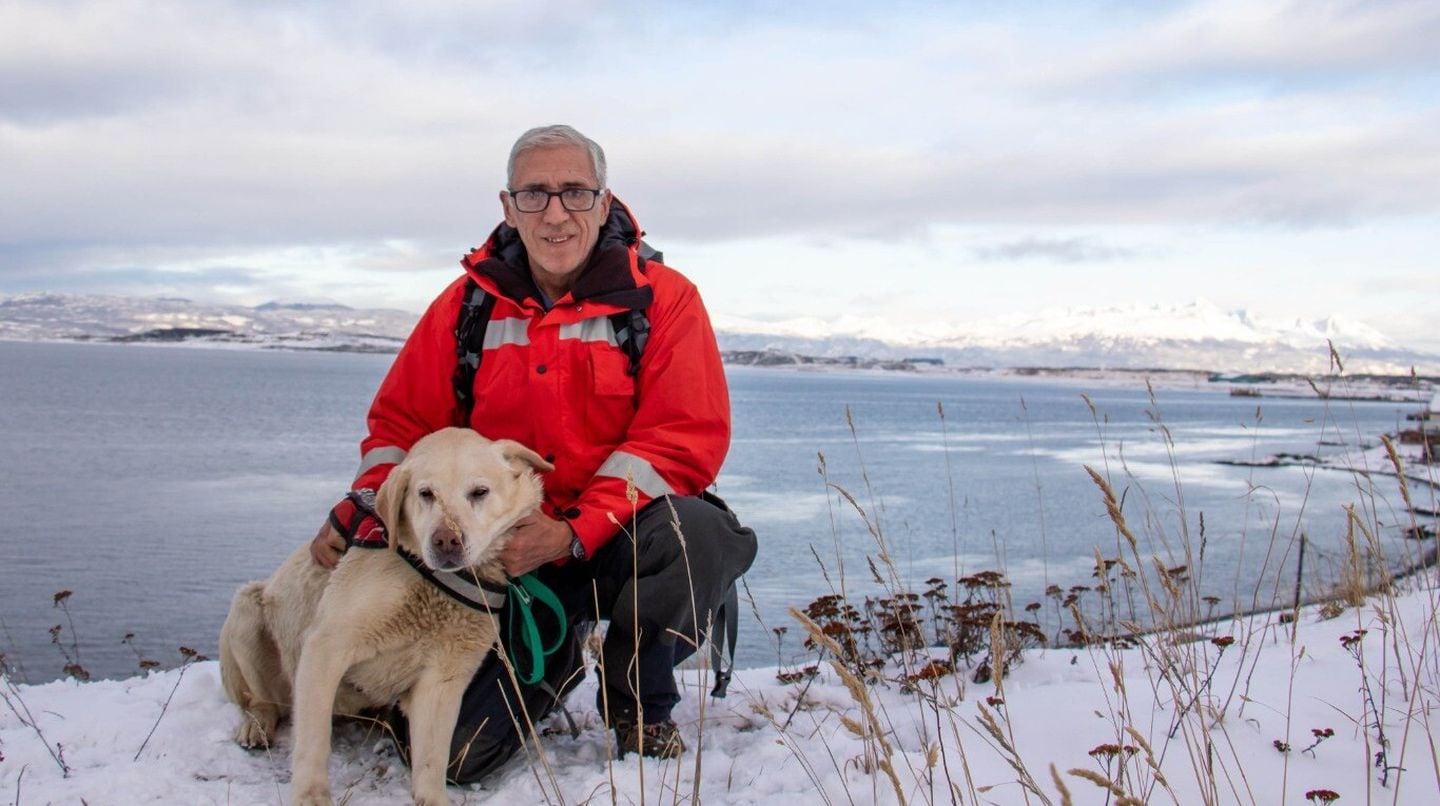 "Tango", el pero héroe de Ushuaia (Foto: Telam)