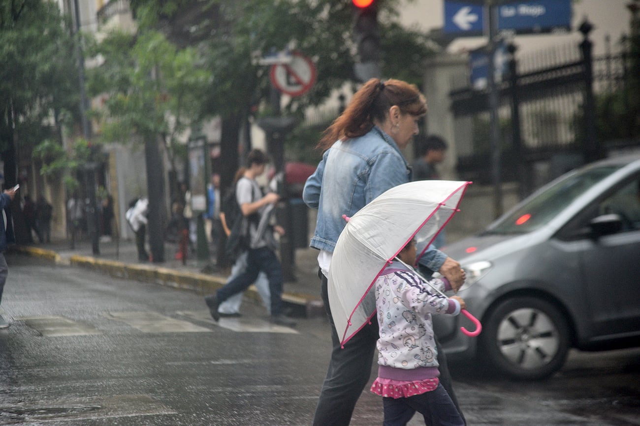 Lluvias en la ciudad de Córdoba. 