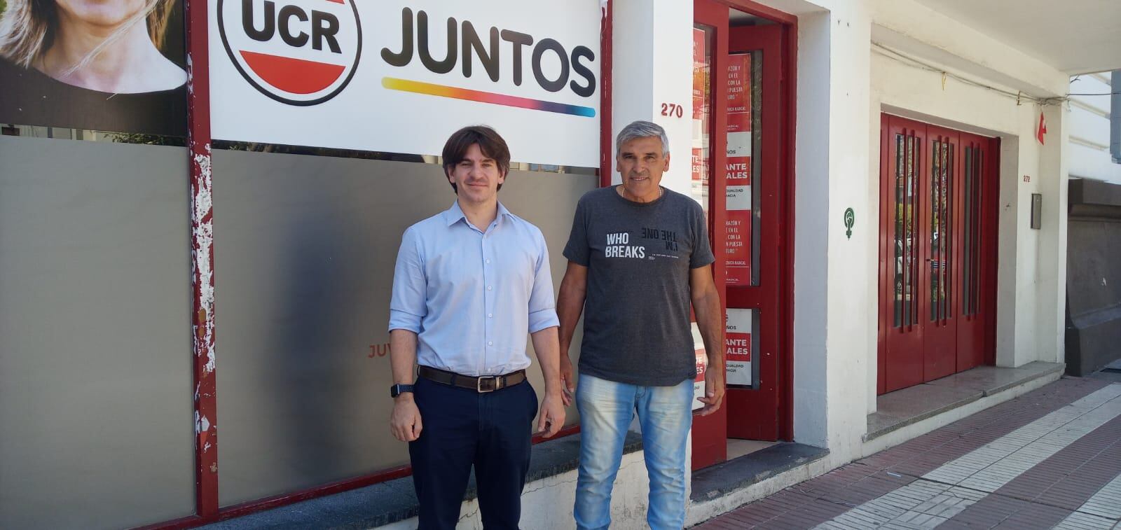 Carlos Ávila y Agustín Rossi, candidatos a concejales por JUNTOS Tres Arroyos