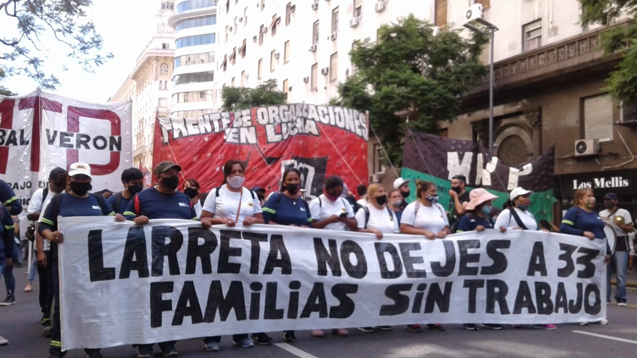 24 horas de acampe contra despidos del Gobierno de la Ciudad