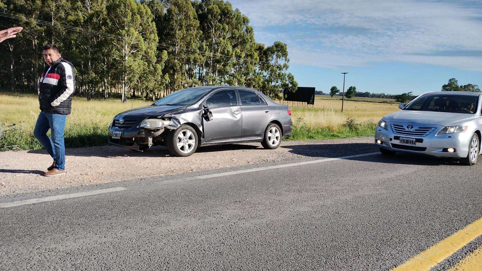 Accidente en la Ruta 3: un motociclista derivado al Hospital Pirovano de Tres Arroyos