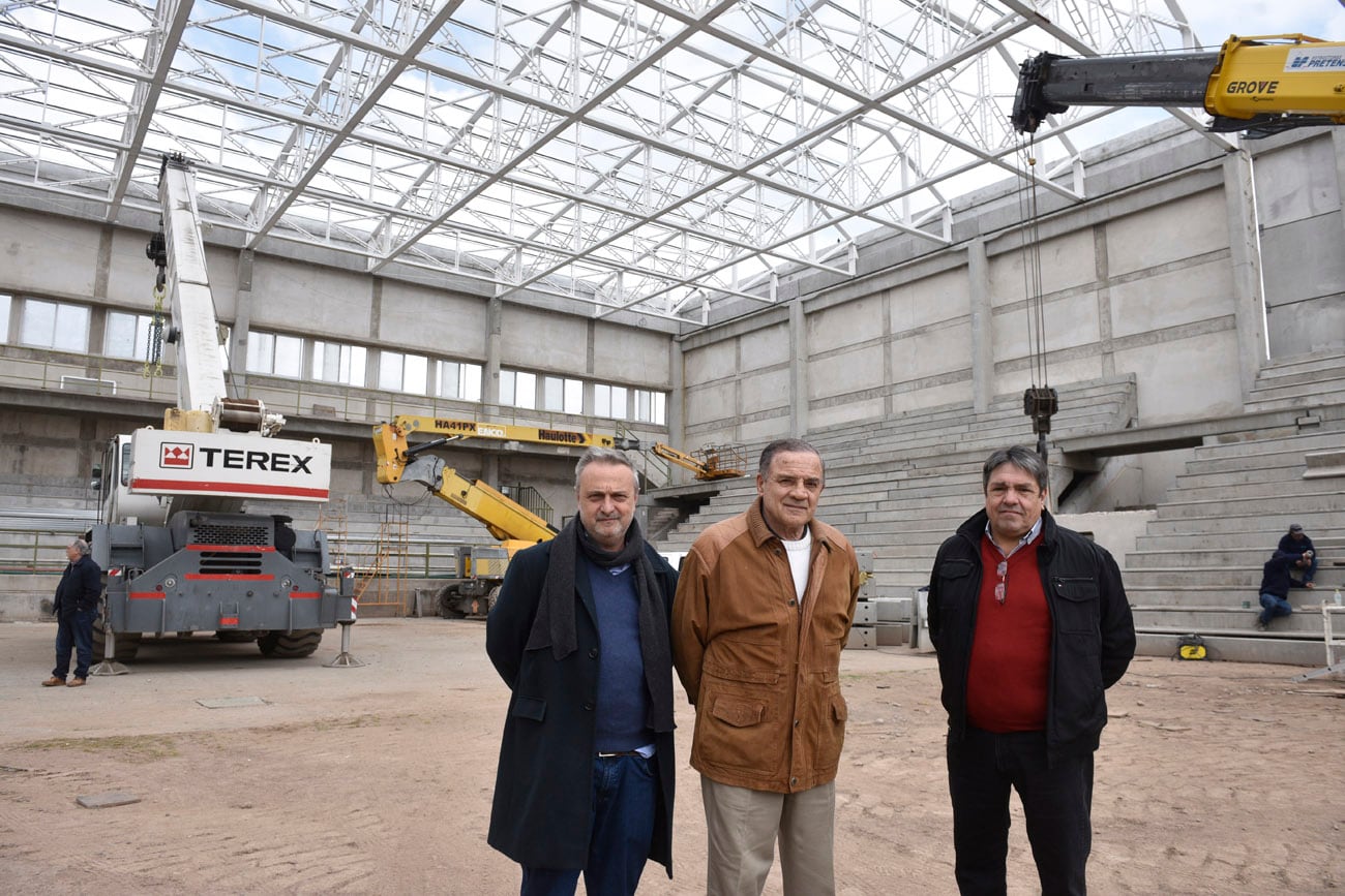 Conferencia de prensa de Atenas presentan el plantel y avance de obra del nuevo estadio ( Ramiro Pereyra / La Voz) 