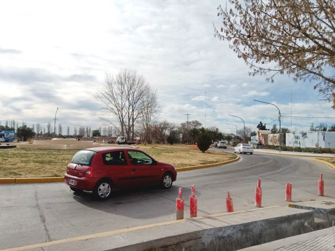 Es parte de los trabajos que se realizan en el Acceso Este a San Rafael. Foto 